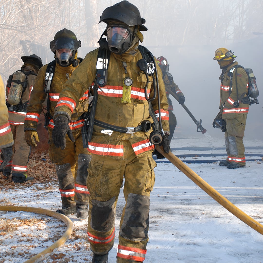 Fighting Fires in Icy Temps